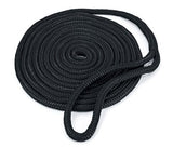 Dock Line 5/8" x 35' Black Double Braided #7295